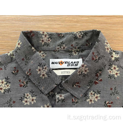 Camicia uomo TC manica lunga con stampa